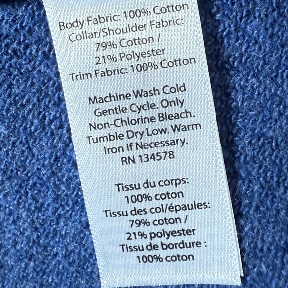 VINEYARD VINES- Size Small, Plaid Trim, 1/4 Zip Sweatshirt - Picture 10 of 10